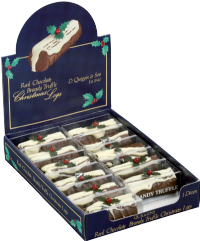 QUIGGIN'S Brandy Truffle Yule Log 50g