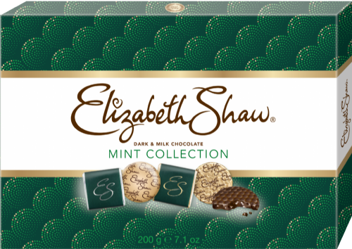 ELIZABETH SHAW Mint Collection Dark & Milk Chocolates 200g