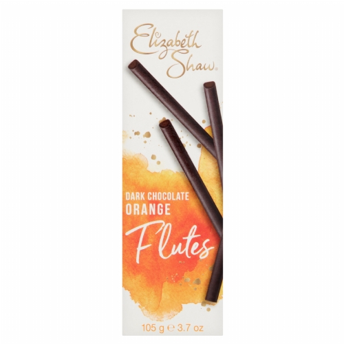 ELIZABETH SHAW Dark Chocolate Orange Flutes 105g