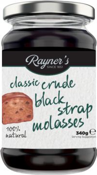 RAYNER'S Classic Crude Black Strap Molasses 340g
