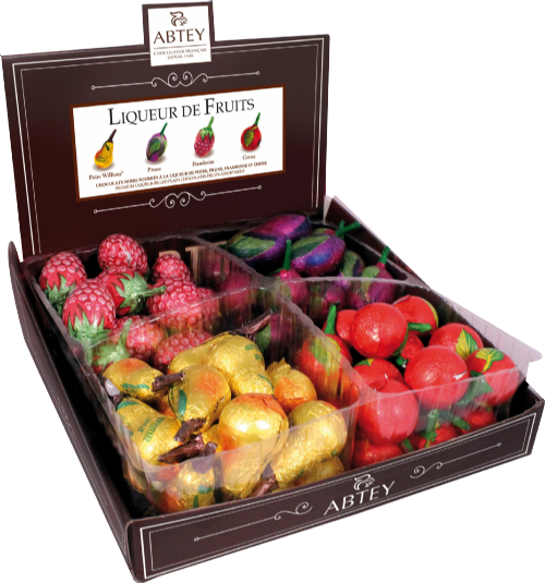 ABTEY Assorted Fruit Liqueurs in Display Carton 10g