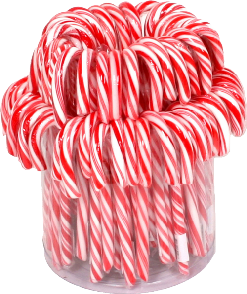 FELKO Red & White Candy Canes Drum 30g