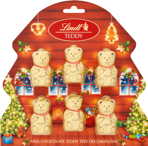 LINDT Teddy Tree Decorations 60g