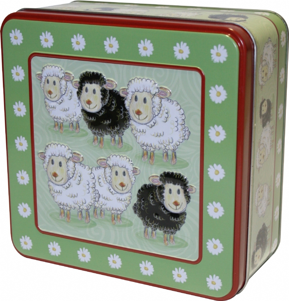 GRANDMA WILD'S Mixed Biscuits in Sheep Tin 300g (5019605002314)