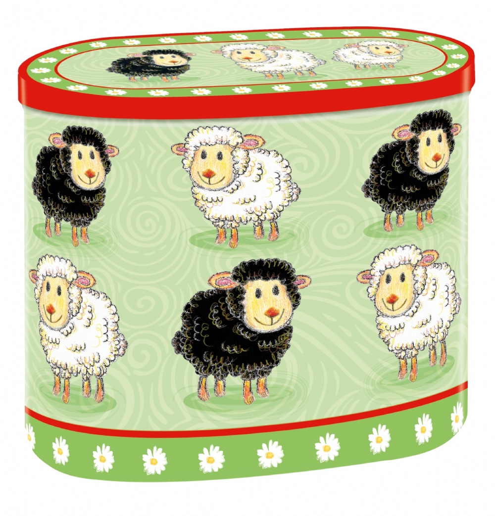GRANDMA WILD'S Mixed Biscuits in Musical Sheep Tin 300g (5019605003120)