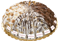 QUARANTA Four Chocolate Crèmes Soft Nougat Cake (individually wrapped slices) 165g