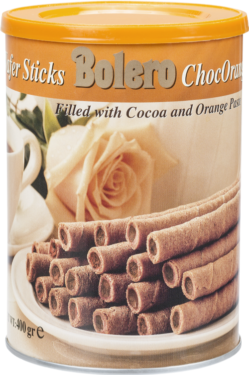 BOLERO Cocoa & Orange Wafer Sticks 400g