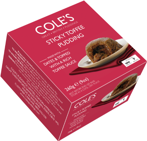 COLE'S Sticky Toffee Steamed Pudding 260g