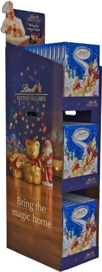 LINDT Advent Calendar Display Unit (Flat Packed) - Supplied Empty