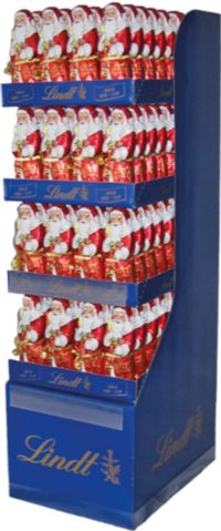 LINDT Milk Chocolate Santa FDU 125g