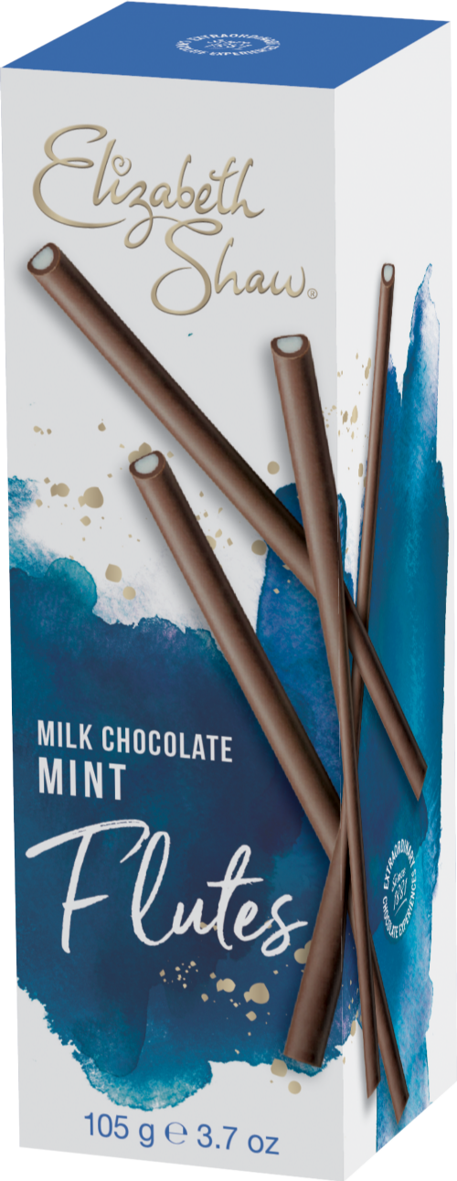 ELIZABETH SHAW Mint Flutes - Milk Chocolates 105g