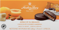 ANTHON BERG Apricot in Brandy Marzipan Chocolates 220g