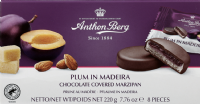 ANTHON BERG Plum in Madeira Marzipan Chocolates 220g