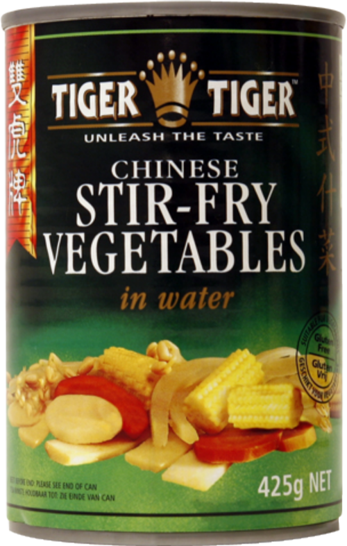 TIGER TIGER Chinese Stir-Fry Mixed Vegetables in Water 425g