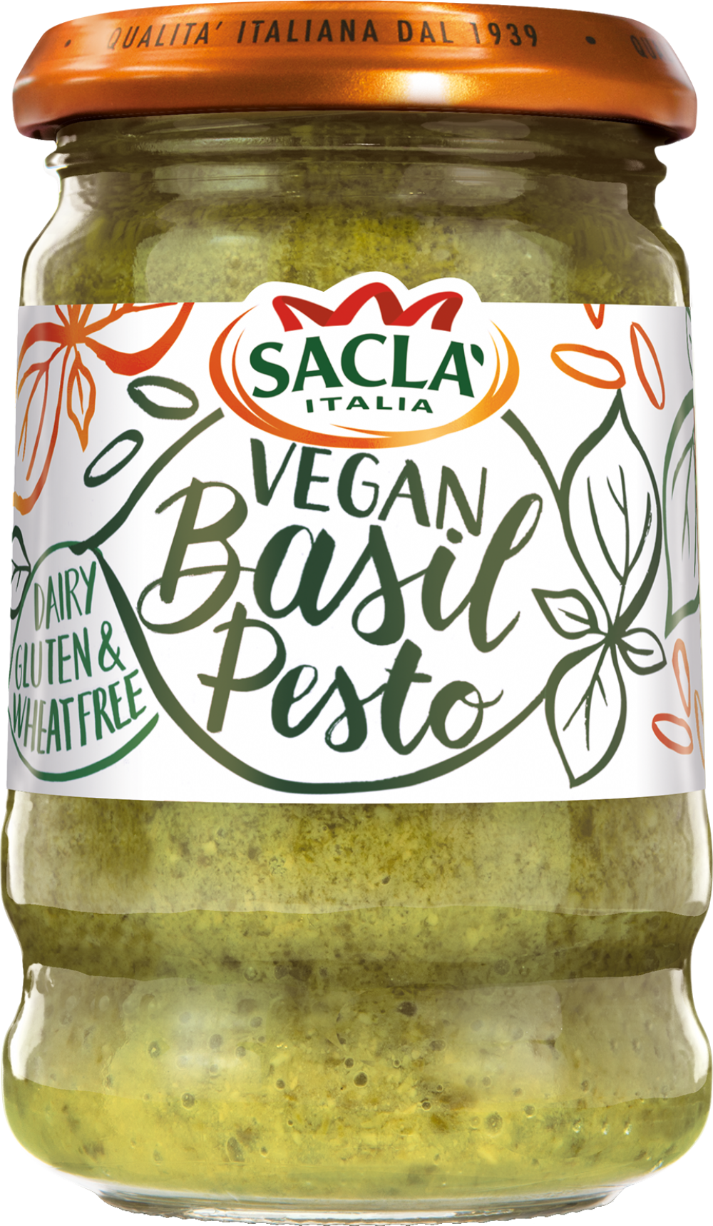 SACLA Vegan Basil Pesto 190g (8001060024649)