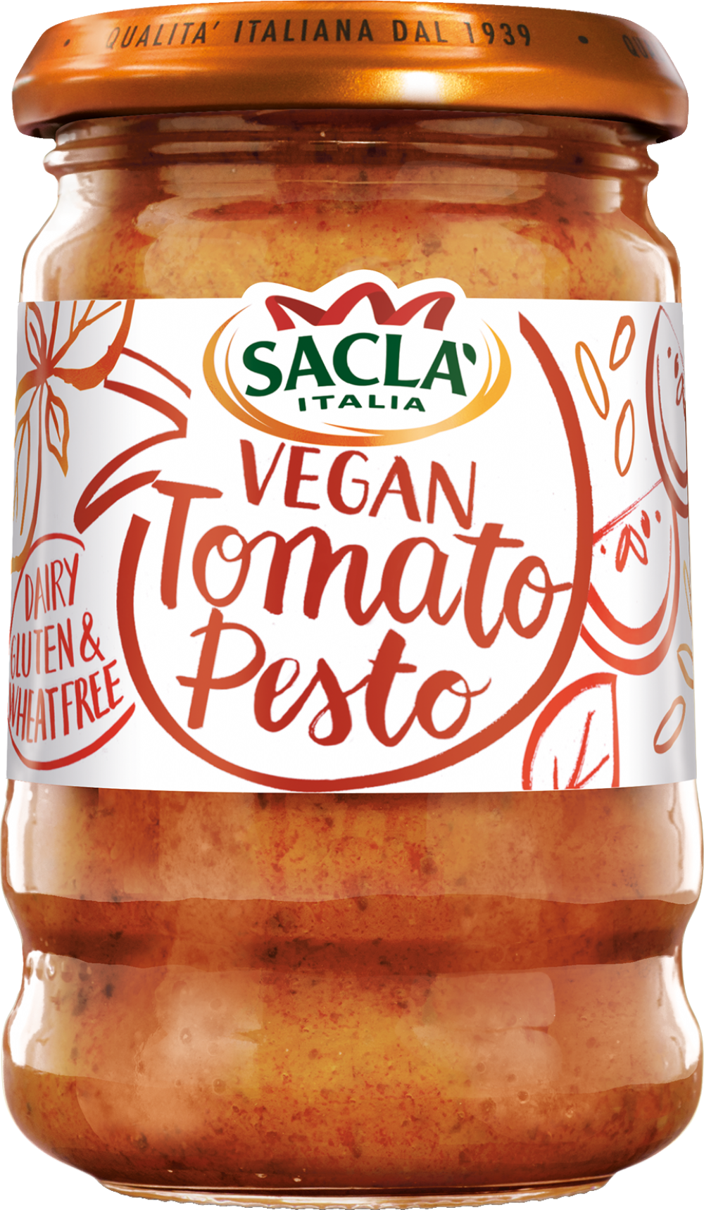 SACLA Vegan Tomato Pesto 190g (8001060024823)