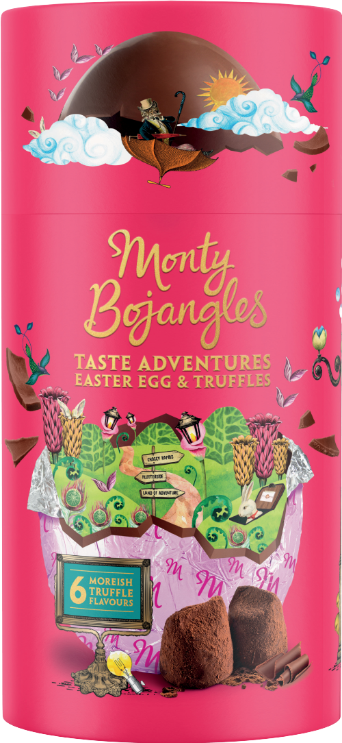 MONTY BOJANGLES Taste Adventures Easter Egg & Truffles 268g
