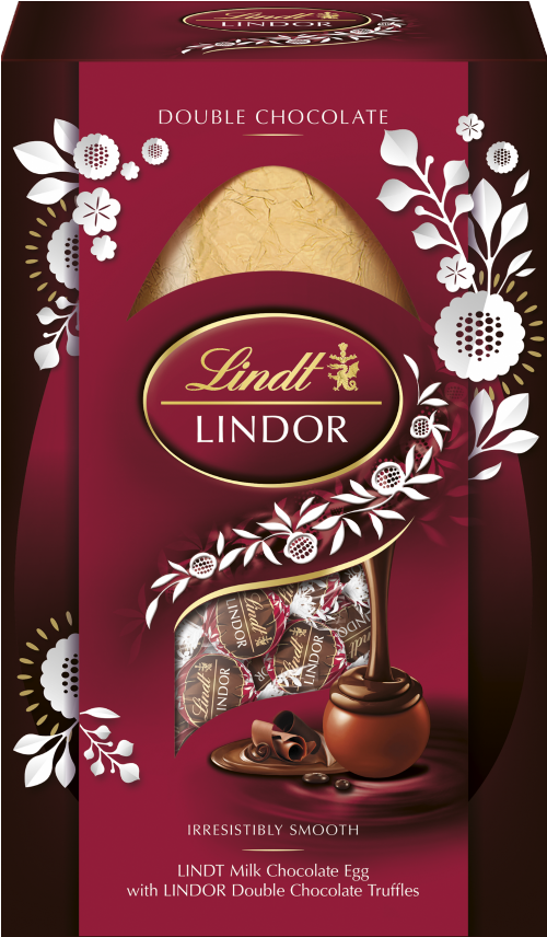 LINDT Lindor Shell Egg with Double Chocolate Truffles 260g