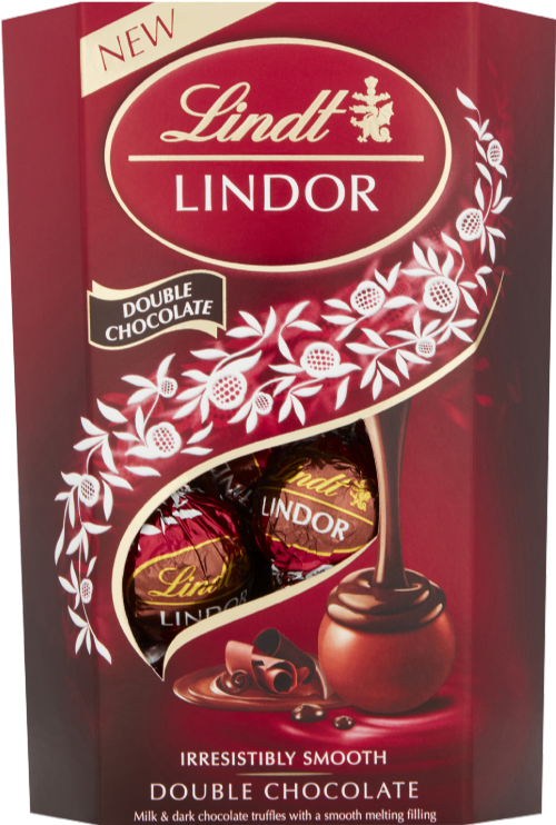 LINDT Lindor Double Chocolate Cornet 200g