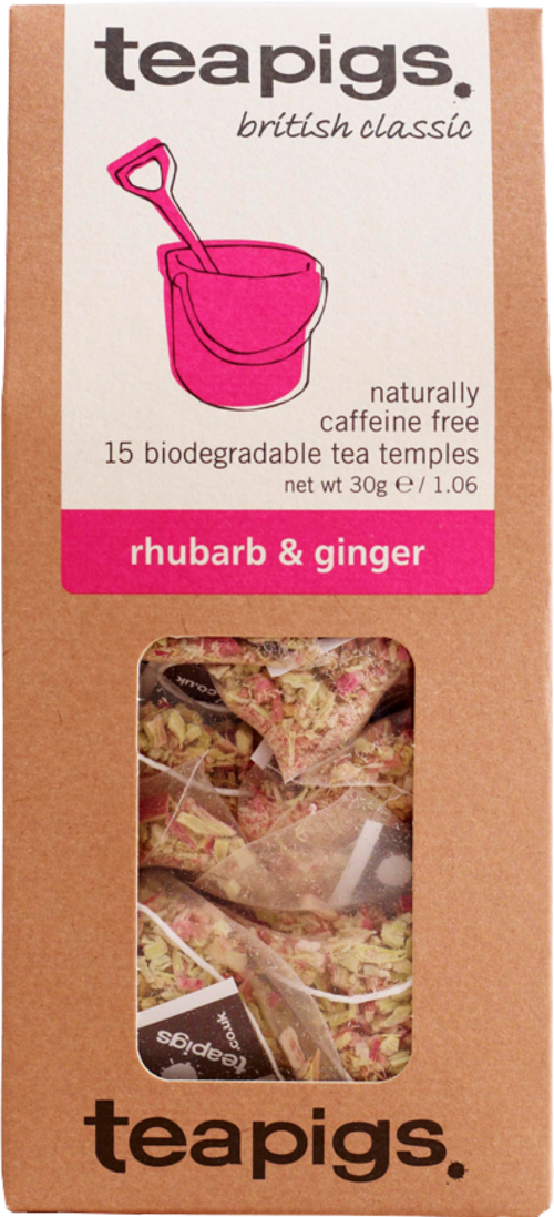 TEAPIGS Rhubarb & Ginger 15's