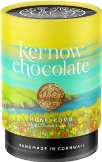 KERNOW CHOCOLATE Honeycomb Milk Chocolate Easter Egg 180g