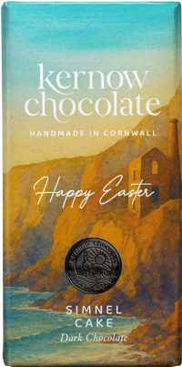 KERNOW CHOCOLATE Simnel Cake Dark Chocolate Bar 100g