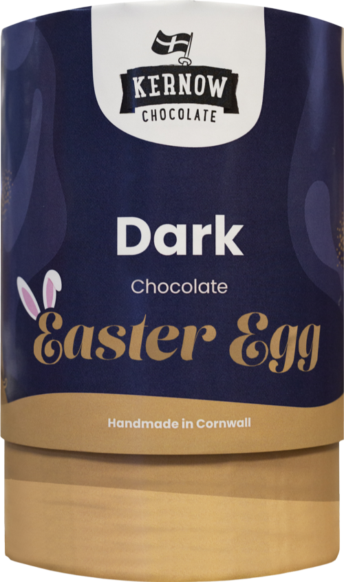 KERNOW Dark Chocolate Easter Egg 180g