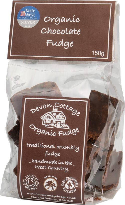 DEVON COTTAGE Organic Chocolate Fudge - Bag 150g
