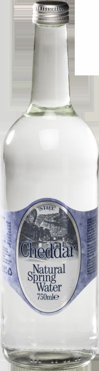 CHEDDAR Natural Spring Water - Still Glass 750ml