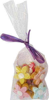 COOKIE LICIOUS Mini Pastel Flowers S/Bread Cookies - Bag 49g (5060342773104)