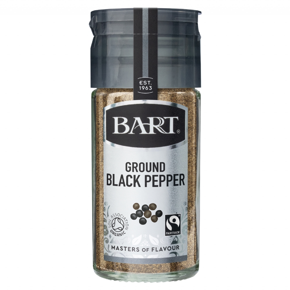 BART Black Pepper Ground (Fairtrade, Organic) 38g