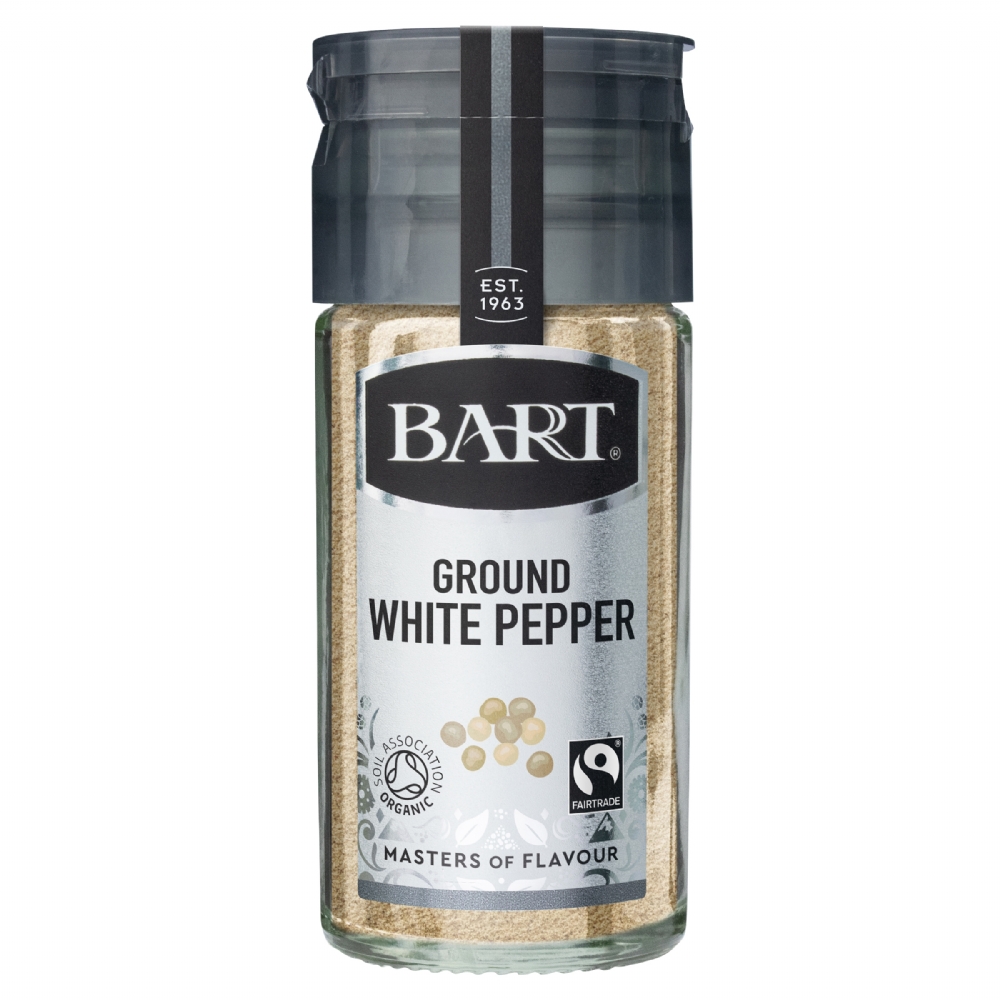 BART White Pepper Ground (Fairtrade Organic) 42g