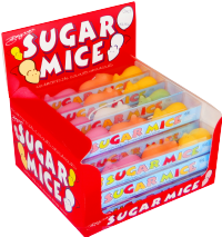 BOYNES Sugar Mice Triple Pack - Assorted Colours 60g