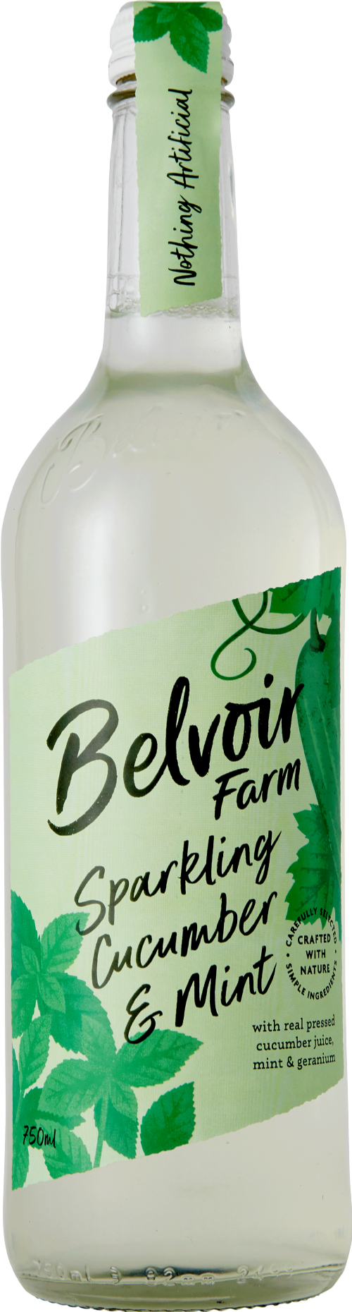 BELVOIR Sparkling Cucumber & Mint 75cl