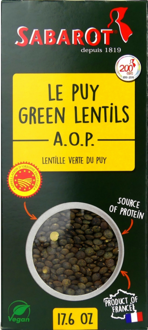SABAROT Le Puy Green Lentils A.O.P. 500g