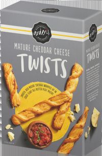 ARDEN'S Twists - Mature Cheddar Cheese 125g