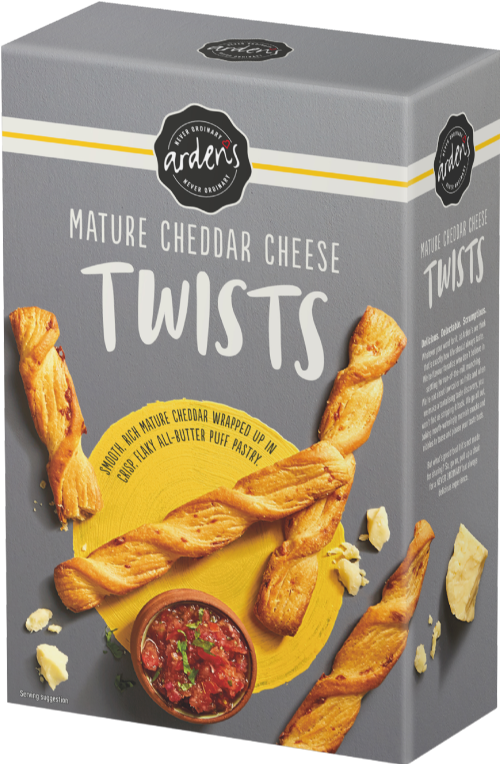 ARDEN'S Twists - Cheddar Cheese 125g