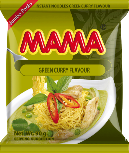 MAMA Green Curry Flavour Instant Noodles 90g