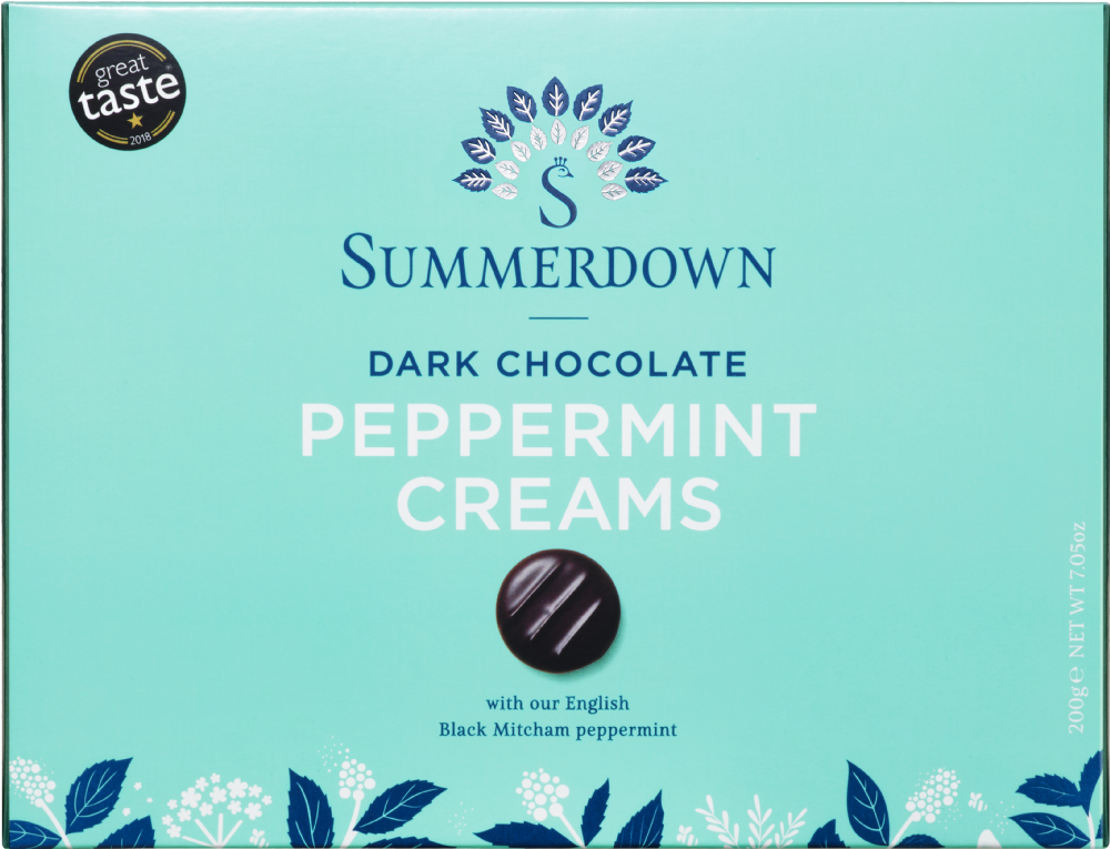 SUMMERDOWN Dark Chocolate Peppermint Creams 200g