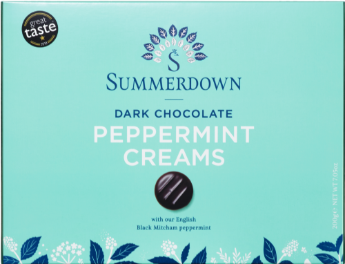 SUMMERDOWN Dark Chocolate Peppermint Creams 200g