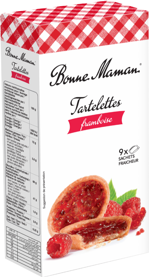BONNE MAMAN Petits Tartlets with Raspberry 135g