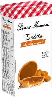 BONNE MAMAN Petits Tartlets with Chocolate Caramel 135g