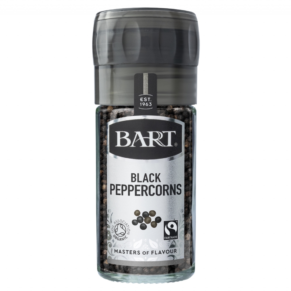 BART Black Peppercorns - Fairtrade Org Mill 40g