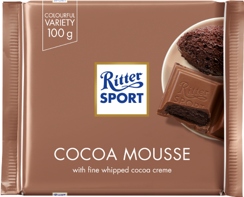 RITTER SPORT Cocoa Mousse Chocolate 100g