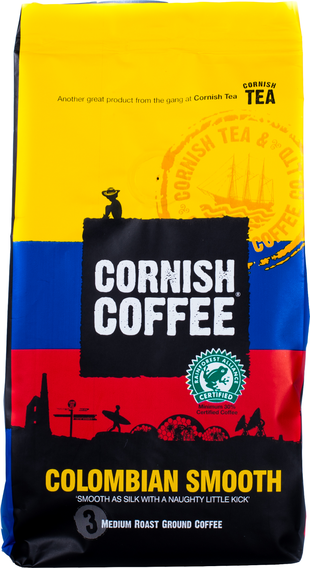 CORNISH COFFEE Colombian Smooth Ground Coffee 227g