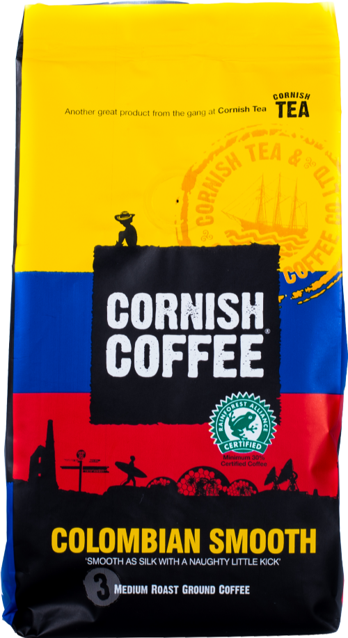 CORNISH COFFEE Colombian Smooth Ground Coffee 227g