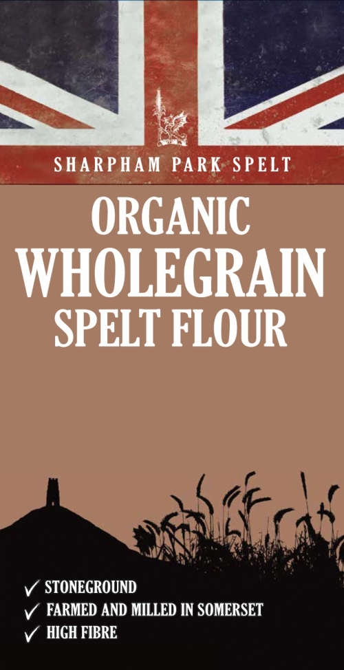 SHARPHAM PARK Organic Wholegrain Spelt Flour 1kg