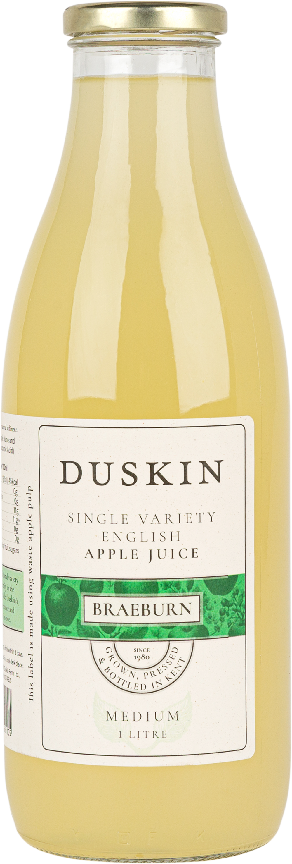 DUSKIN Pure English Apple Juice - Braeburn 1L