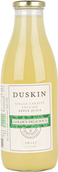 DUSKIN Single Variety English Apple Juice - Golden Delicious (Sweet) 1L