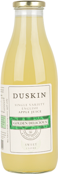 DUSKIN Single Variety English Apple Juice - Golden Delicious (Sweet) 1L